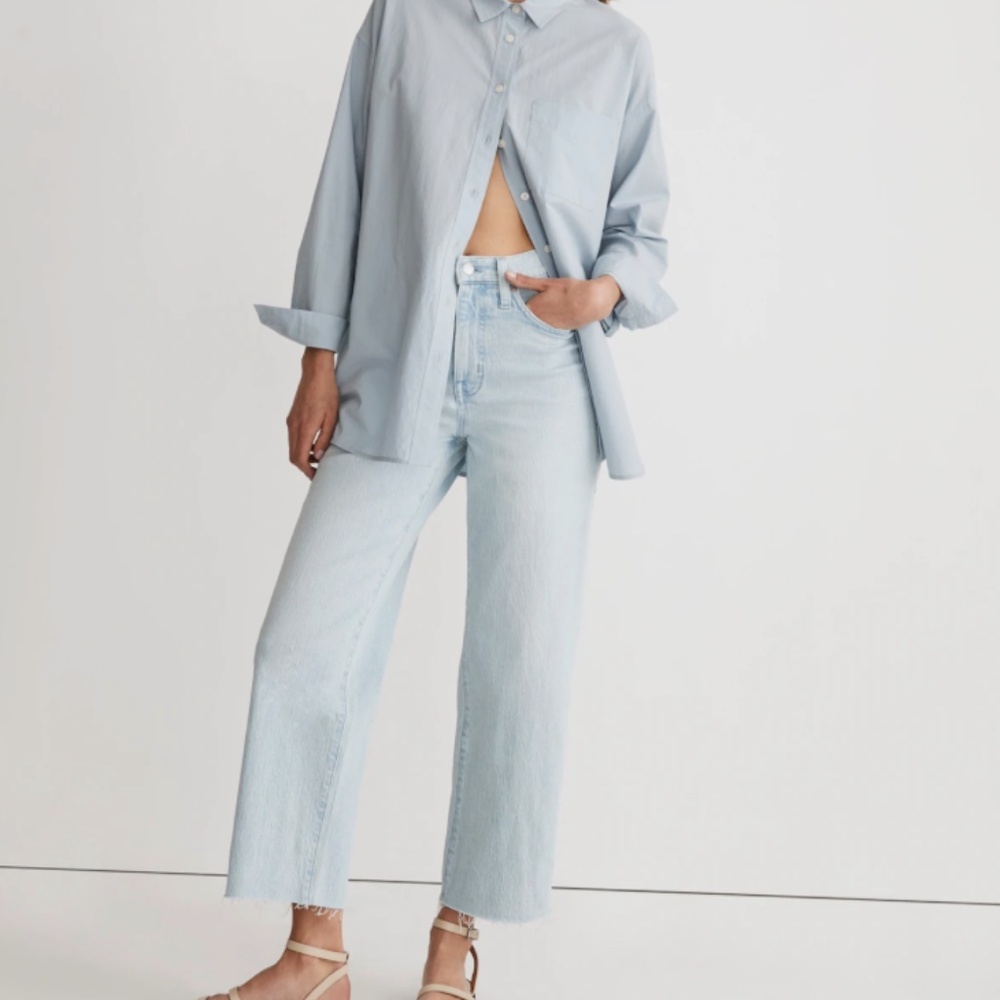 Madewell The Perfect Vintage Wide-Leg Crop Jean